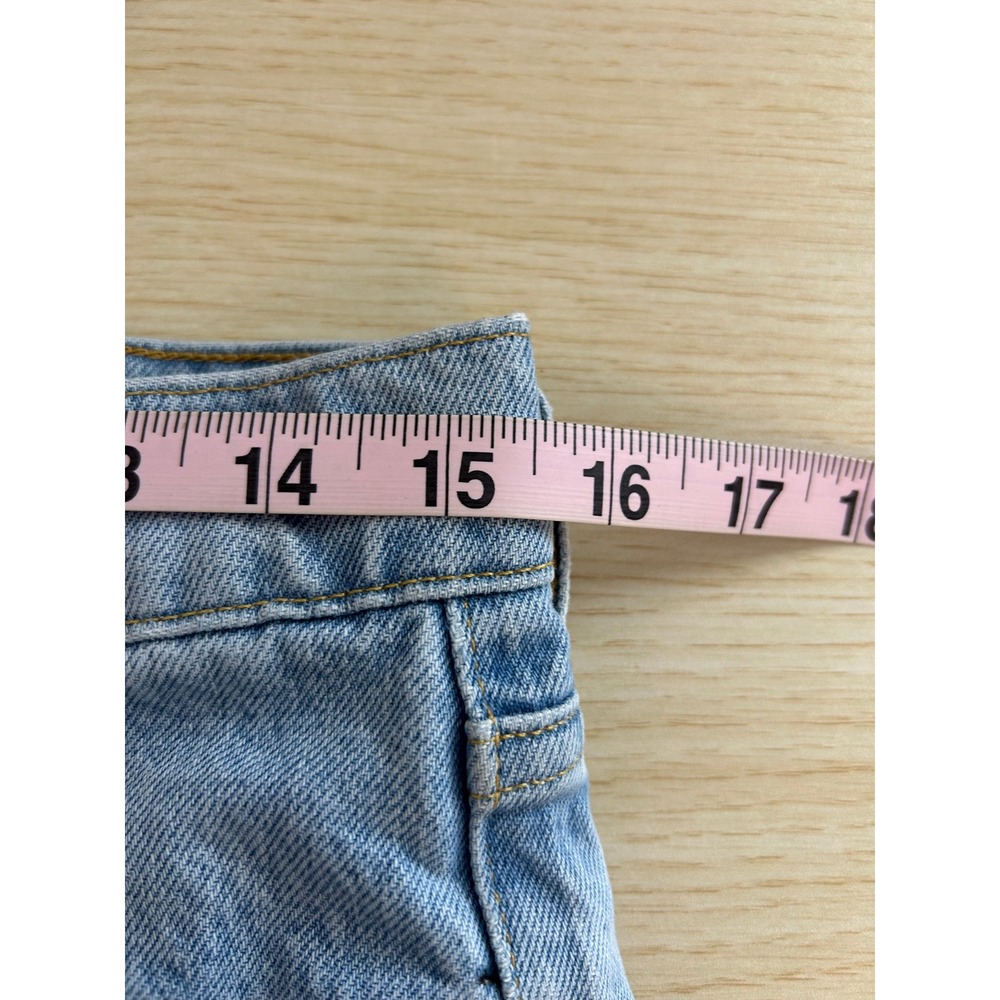 AGOLDE Jeans Womens 29 Jamie High Rise Distressed Light‎ Wash classic raw hem - Picture 7 of 12